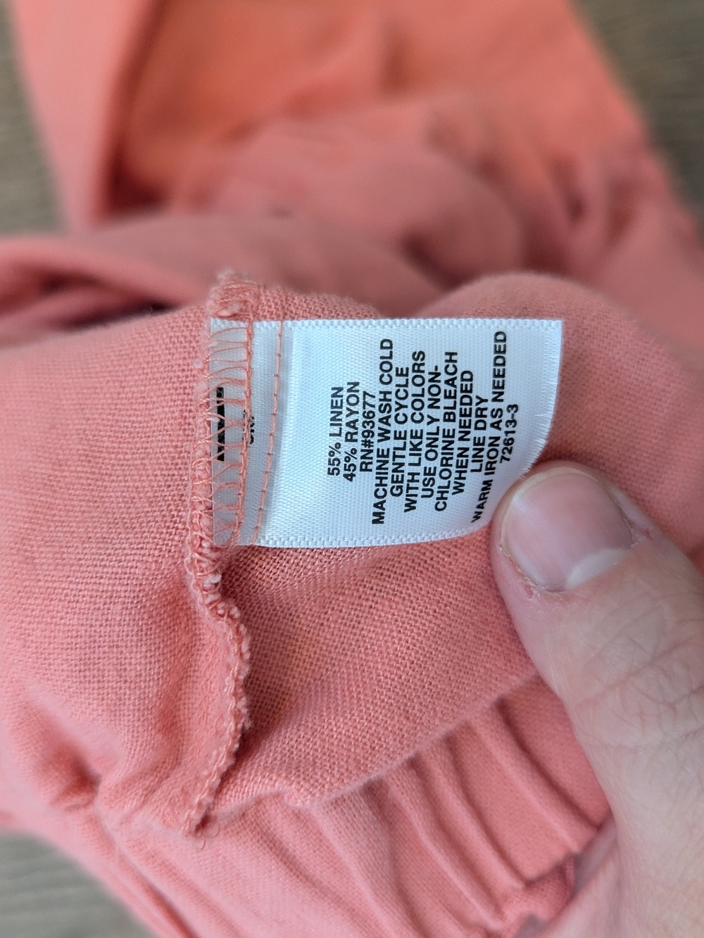 Liz Claiborne Linen Blend Coral Button-Front Midi Skirt Large Butter Mom - Picture 3 of 6